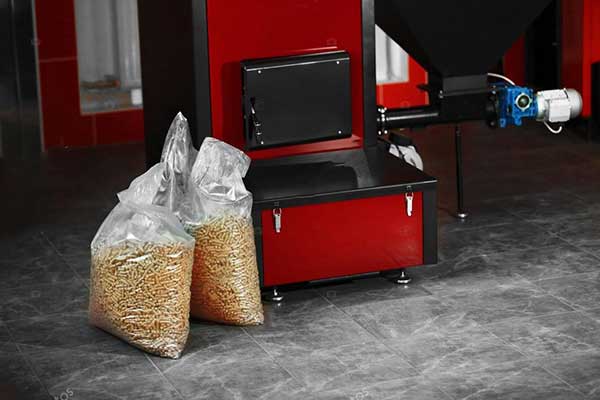 двухступенчатый червячный мотор-редуктор для пеллетной горелки