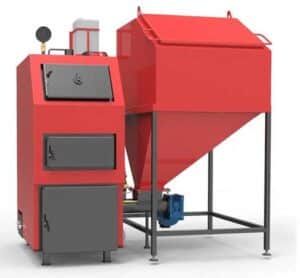 мотор-редуктор червячный на пеллетном котле