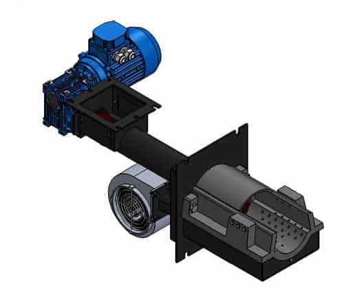 мотор-редуктор для подачи пеллеты в котел